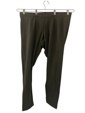 Green Old Navy Women's High-Waist Fleece-Lined Ankle Leggings